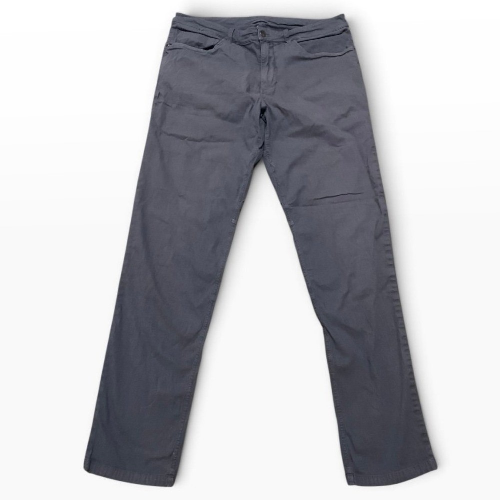 Lululemon ABC Pant Classic Men 34 Obsidian Grey Straight Leg Gorpcore Athleisure